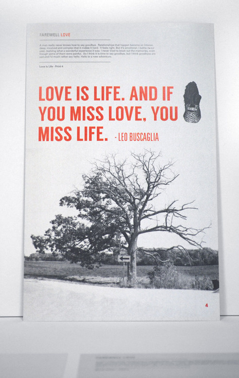 Farewell Love by Kenny Coil #design #graphic #typography