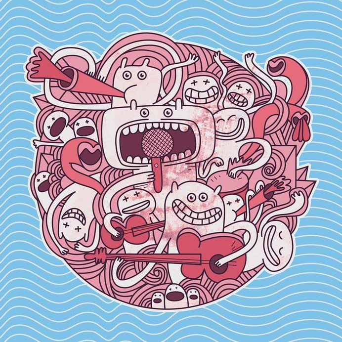 illustration music track. Pleas - babakesmaeli | ello