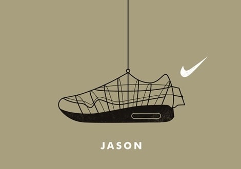 grain edit · Matt Stevens: Nike Air-Max-A-Day Illustrations #max #air #shoe #tribute #nike #illustration