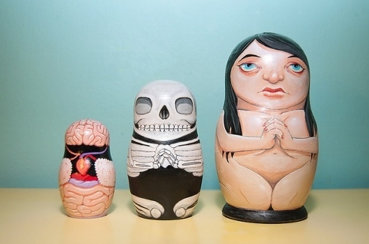 All sizes | Anatomical Nesting Dolls | Flickr - Photo Sharing! #jason #anatomy #levesque #doll #illustration #nesting