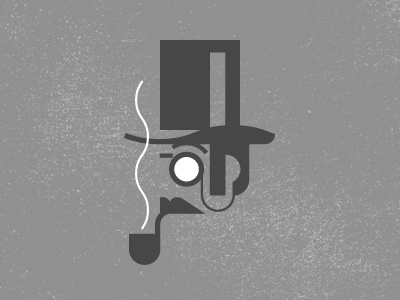 Dribbble - The Connoisseur by J Fletcher Design #texture #illustration #pipe #connoisseur #sir