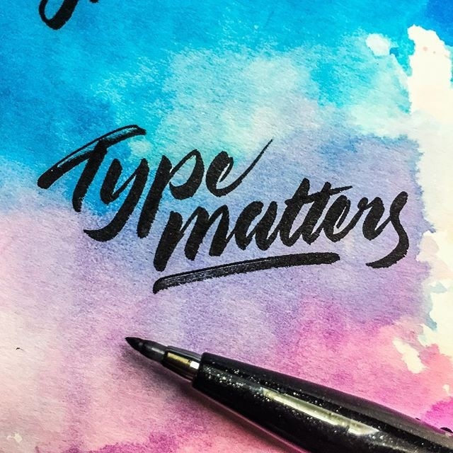 Type matters 🖋 - - - #typespire #lettering #calligraphy #handlettering #typetopia #artoftype #ligaturecollective #strengthinletters #lett