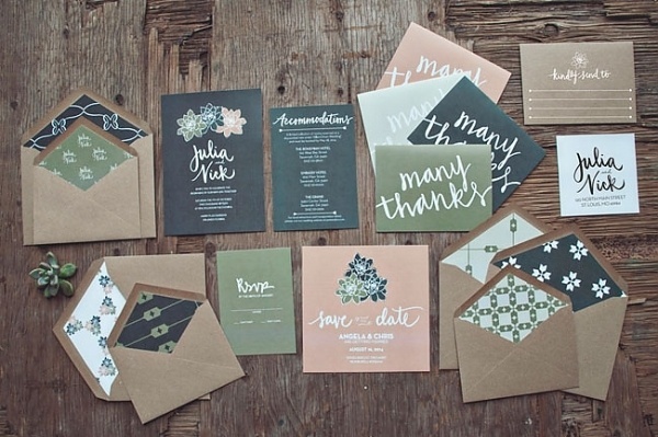 Foodie Wedding Invitations by Yours is the Earth | Green Wedding Shoes Wedding Blog | Wedding Trends for Stylish + Creative Brides #invitation