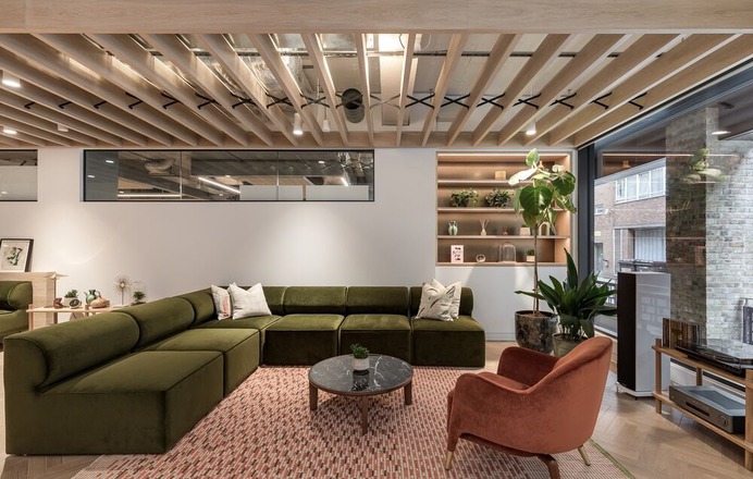 Fora Coworking Space at 22 Berners Street, London by Oktra