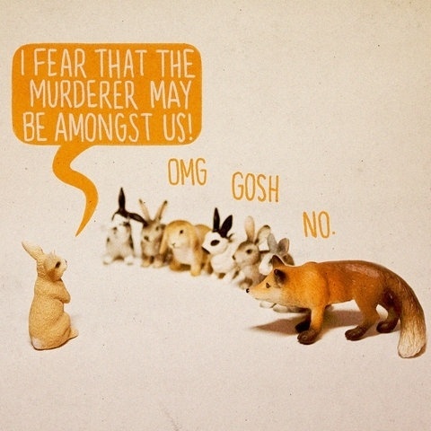 FFFFOUND! | Murder Mystery | Flickr - Photo Sharing! #illustration #animals