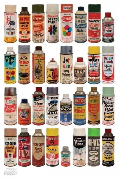 Delicious Industries #packaging #paint #retro #pray