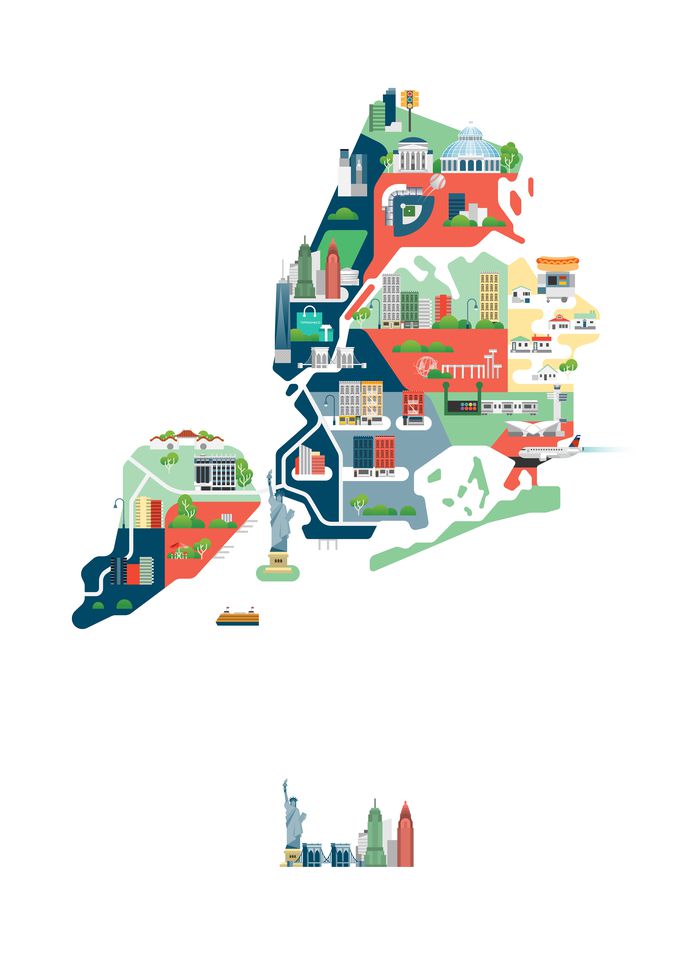 Cities of America on Behance