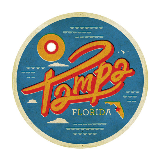 Tampa, FL -- Kendrick Kidd #florida #illustration #badge
