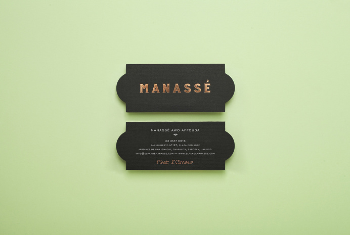 The new luxurious french patisserie & boulangerie named Manassé was designed by minimal branding & corporate identity specialists from Mexi