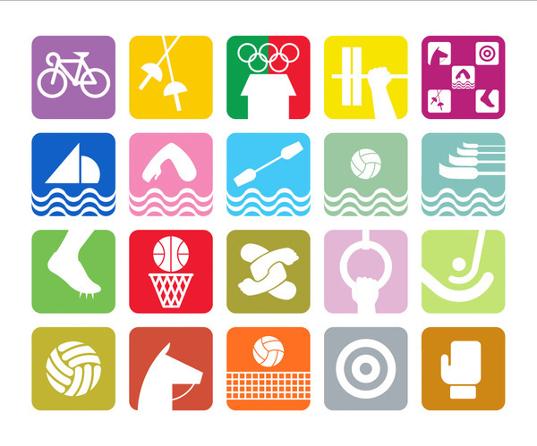 GRAPHIC AMBIENT » Blog Archive » 1968 Mexico Olympics, Mexico #60s #icons #illustration #symbol #vintage #sports #olympics