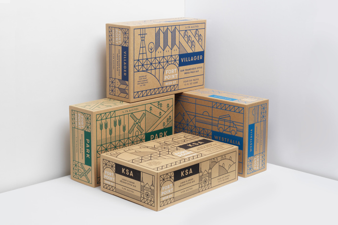 Packaging, Graphic Design, Line Art