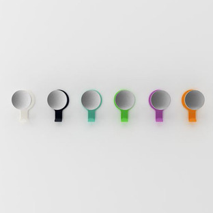 Canteen Hook and Knob Light Blue | RAL 6027 #hooks #wall