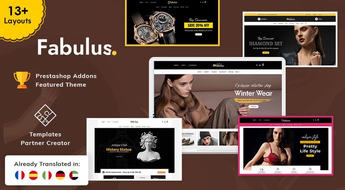 #Fabulus - #Prestashop #Responsive #Theme | #TemplateTrip #eCommerce #Website #Template