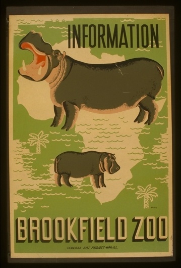 3f05576v.jpg (694×1024) #pattern #hippo #illustration #vintage #type