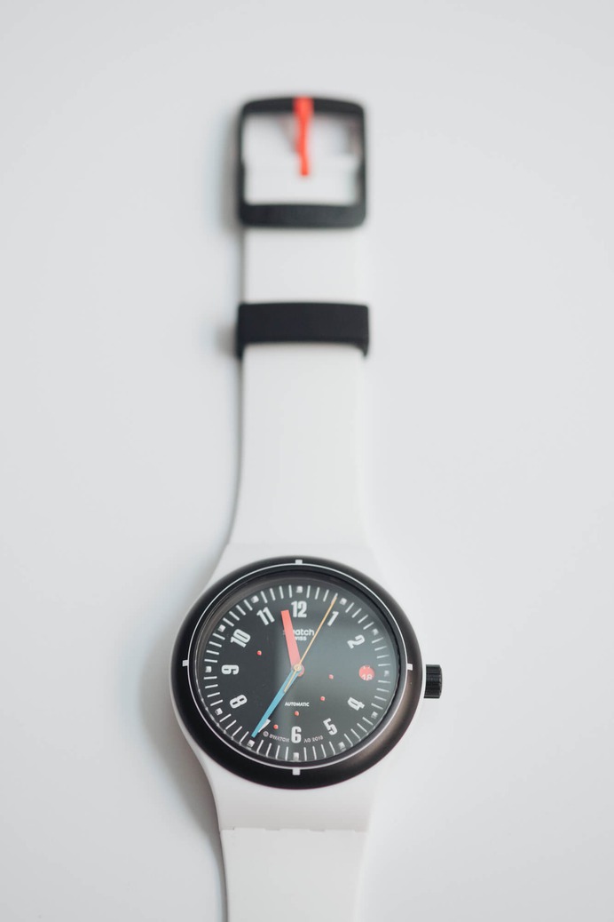 Minimal Swatch Sistem Bau Watch Review — minimalgoods