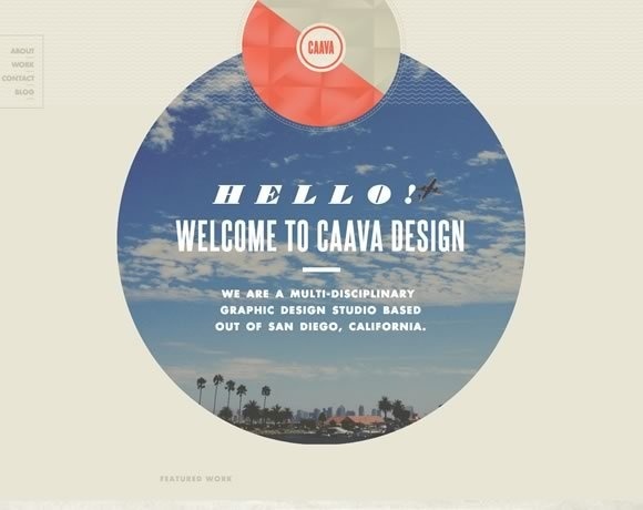21 Clean Web Design Layouts #interactive #design #geometric #website #circle