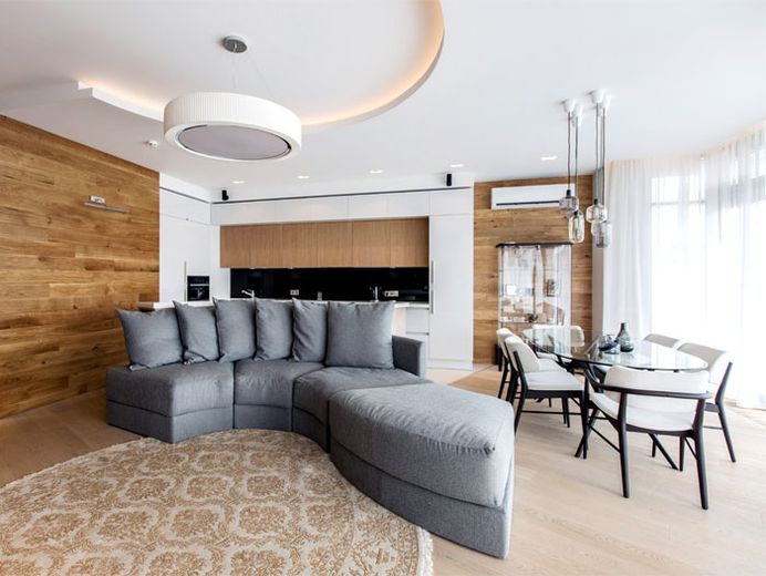 Kitchen With a View on the Pestovo Golf Club of Moscow - InteriorZine
