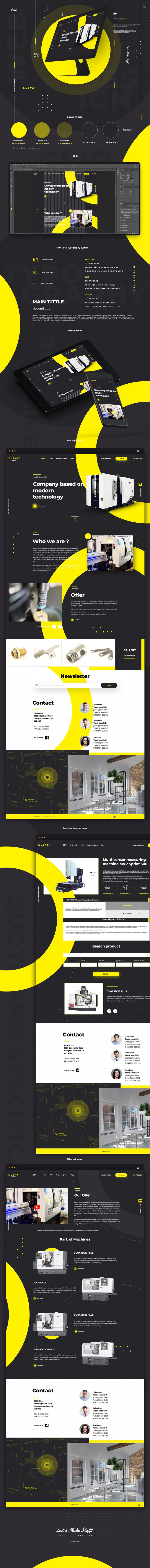 G L S O X / TECH INDUSTRY / Web design on Behance