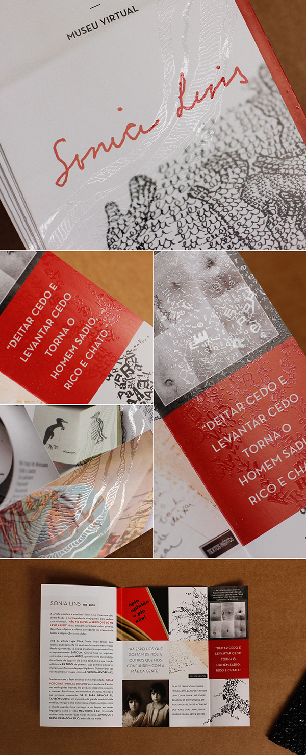 SONIA LINS on Behance #brochure #print #folder