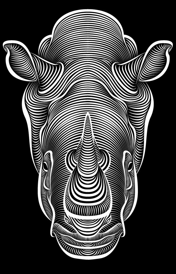 Faces on Behance #illustration