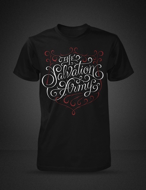 The Salvation Army #type #print #script #shirt