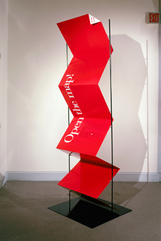 Pentagram #exhibition #signage #folds