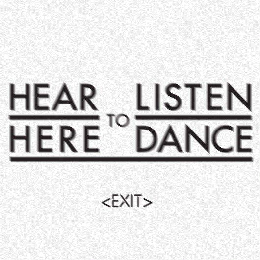 Hear to Listen Here to Dance #animated #iden #identity #gif #futura #logo
