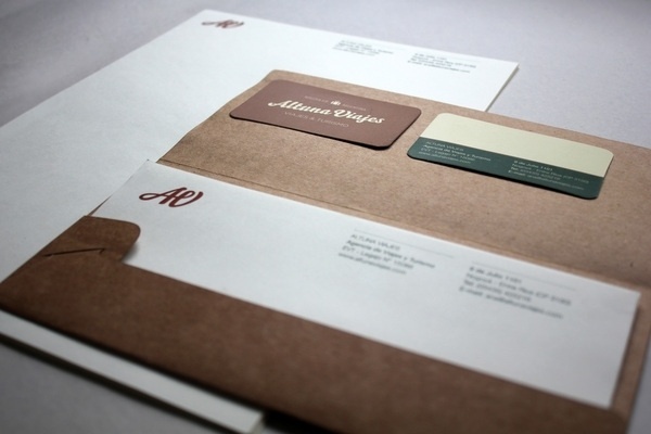 Altuna Viajes on the Behance Network #brand #logo #print #identity
