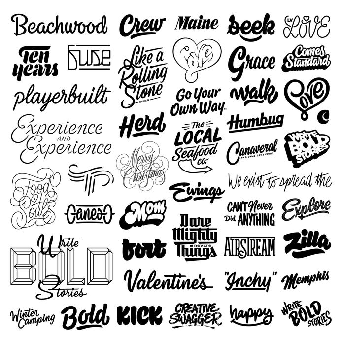 2017 letterings instagram
