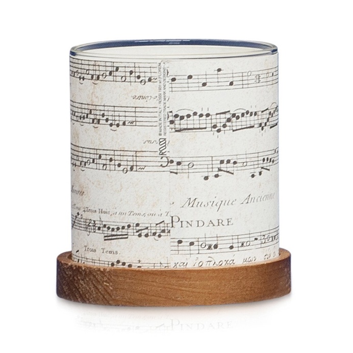 Vintage Music Mini Lantern, 9.5 cm H x 9.5 D