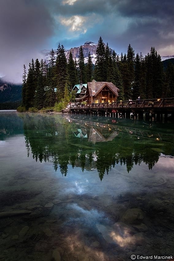 Emerald Lake, Yoho National Park, Canada. #inspiration #photography #place #favourite