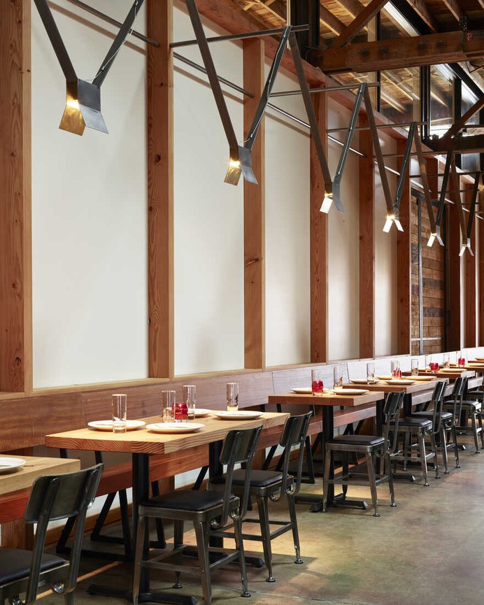 Bruciato, a Contemporary Pizzeria Occupies a Former Hardware Store