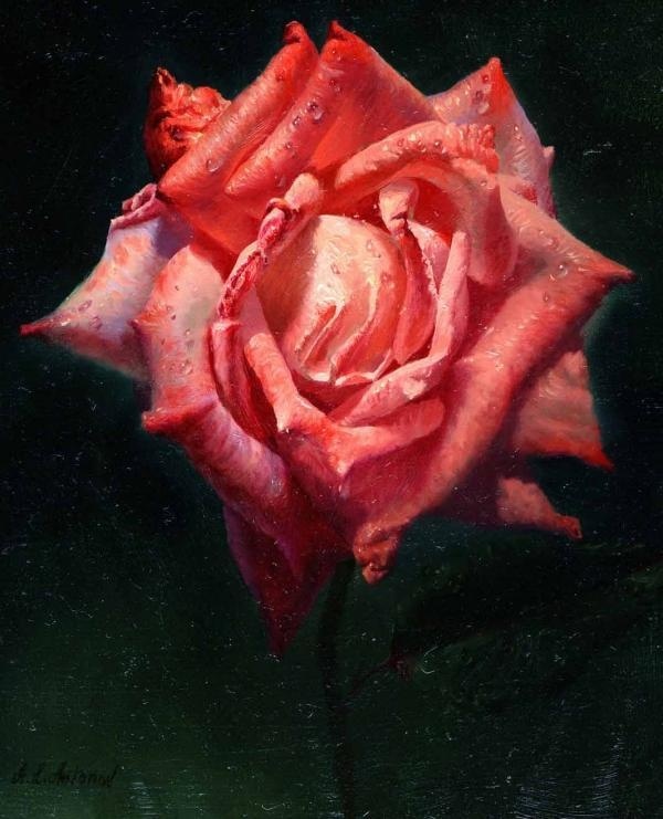 Rose Paintings by Alexei Antonov #antonov #rose #alexei #paintings