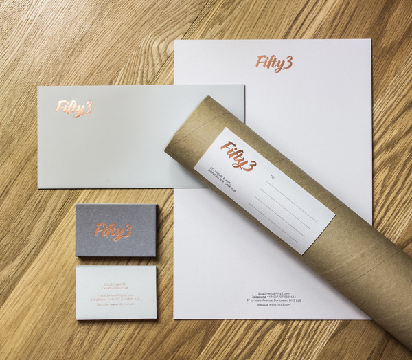 lovely stationery fifty3 1 #type #stationery #logo