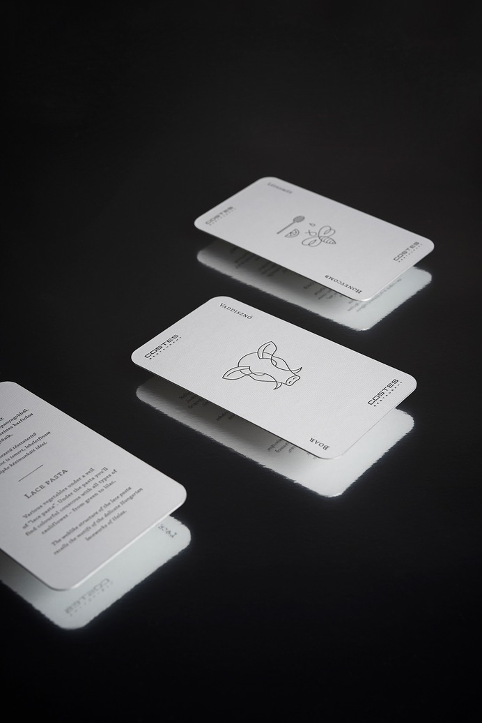 Costes Restaurant Anniversary game - Mindsparkle Mag The very first Hungarian Michelin-starred restaurant, Costes is celebrating its 10th anniversary this year. For this occasion they decided to introduce a game through the ordering process to compose an interactive gastronomical experience. #packaging #identity #branding #design #color #photography #graphic #design #gallery #blog #project #mindsparkle #mag #beautiful #portfolio #designer