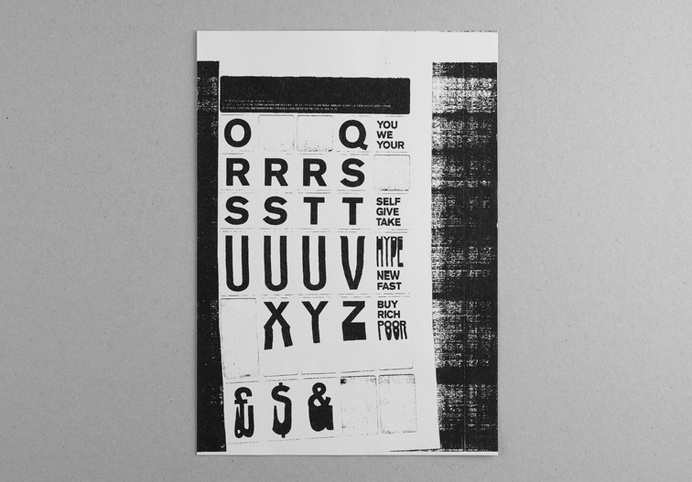 poster typography grunge #typography