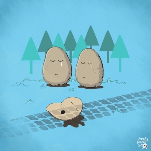 Lonelypeopleart :: drawing diary for lonely people - 26th July 2011Â : Potato Chip Lonelypeopleart at:Â ...