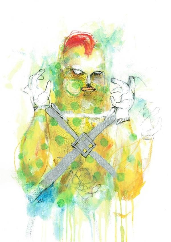 Stupid Krap — Michael Cain #cain #krap #stupidkrap #artwork #illustration #stupid #painting #art #cartoon #michael