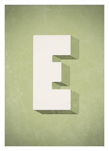 The Alphabet poster RetroStyle typographic wall by NeueGraphic #prints #print #printposter #alphabet #art #typography