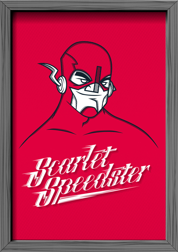 Oh, my hero! Superheroes Tribute on Behance #hero #illustration #lettering #superhero