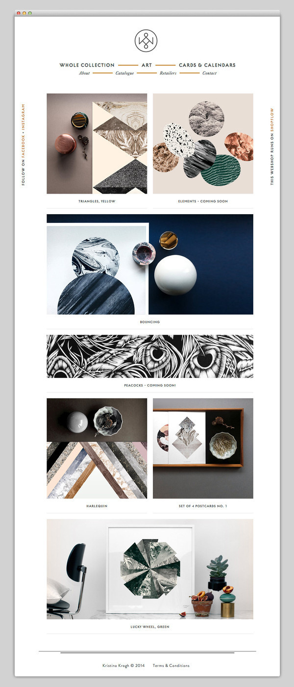 Kristina Krogh Studio #website #layout #design #web