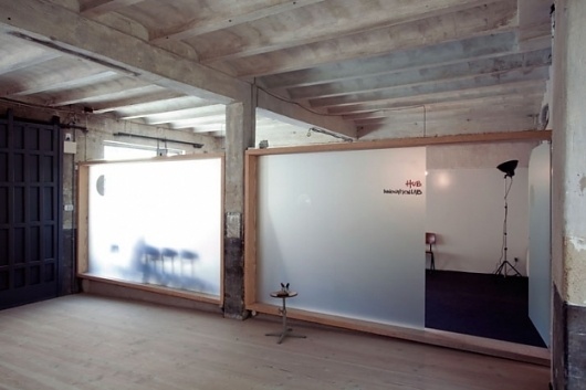 Abandoned Garage became Madrid's Hub Offices | Interiors Design SEB: wall frames #interior #wood #design #renovation