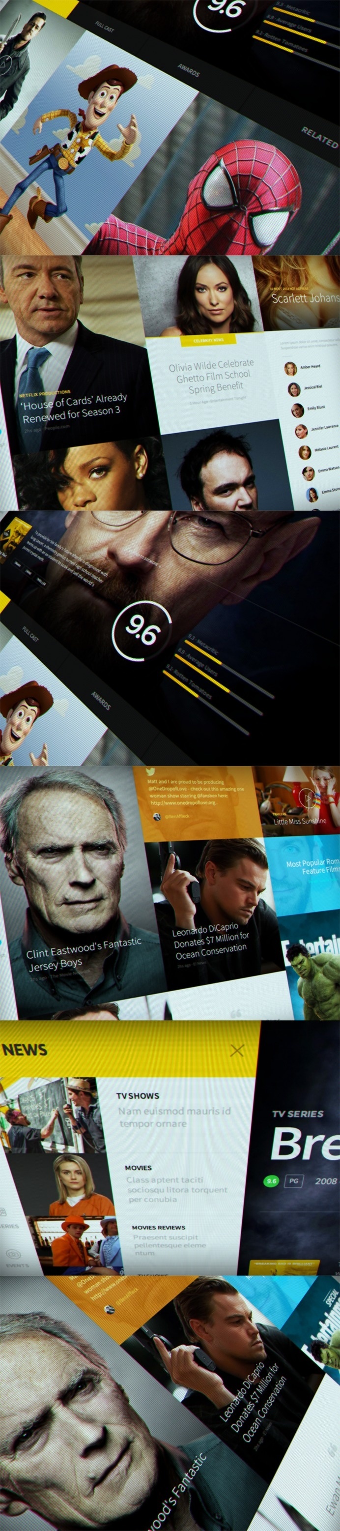 Concept Design for IMDb #layout