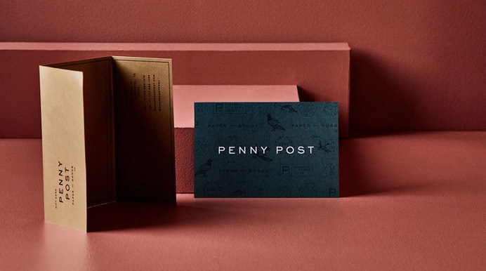Penny Post Branding - Mindsparkle Mag Stitch Design Co. designed the branding for Penny Post – a sophisticated yet tongue-in-cheek boutique specializing in fine paper goods. #logo #packaging #identity #branding #design #color #photography #graphic #design #gallery #blog #project #mindsparkle #mag #beautiful #portfolio #designer
