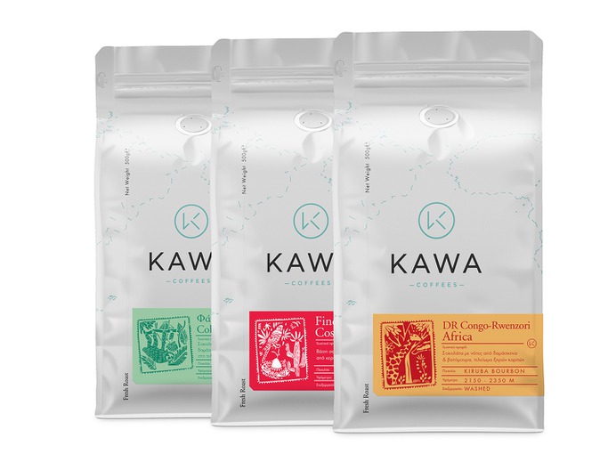Single Origin Coffee by Kawa Coffees - Ruto Design Studio