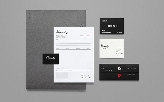 Downcity Outfitters branding #visual #identity #branding #stationery