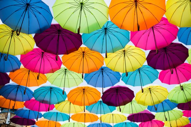 Colorful umbrellas