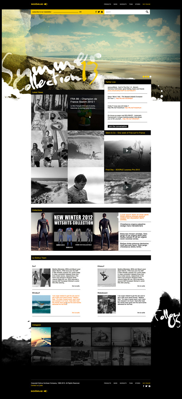 Web | Soöruz Concept on Web Design Served #web design