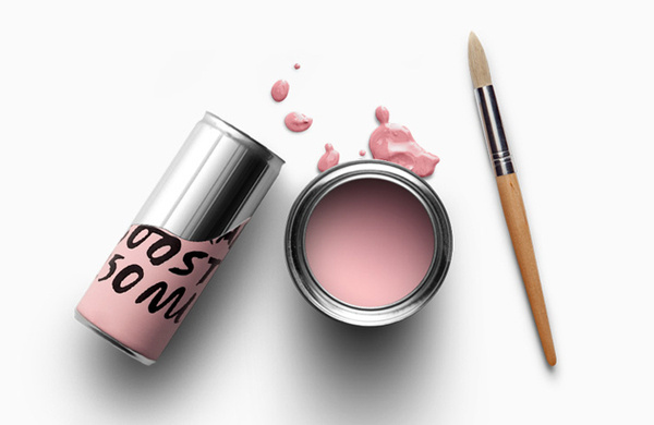 Femme Natural Boost #packaging #typeography #can