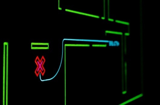 Network Osaka > Blog > Ritator — Wayfinding Board #design #installation #map #tron